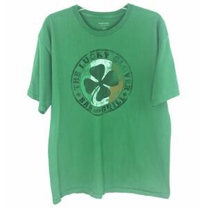 Sonoma Mens Graphic T-Shirt - The Lucky Clover Bar And Grill - Green Size Large